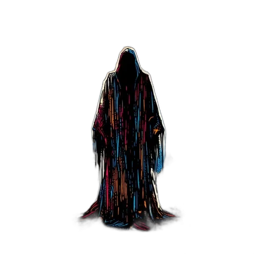 creature, dress, jacket, hair transparent PNG cut-out
