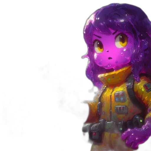 robot, mask, creature, staff transparent PNG cut-out