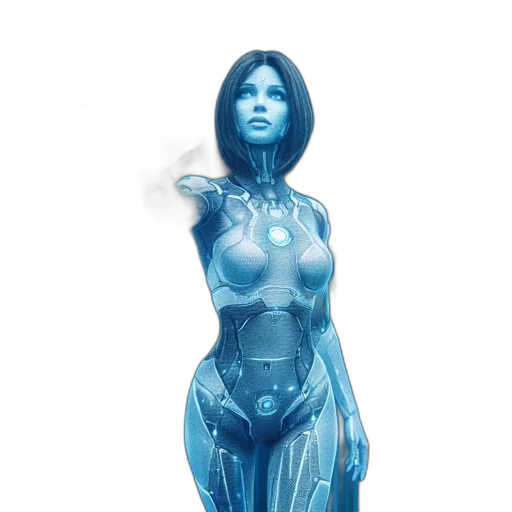 robot, dress, concept art, 3d render transparent PNG cut-out