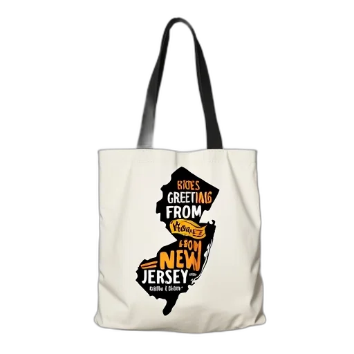 white, canvas, tote, bag transparent PNG cut-out