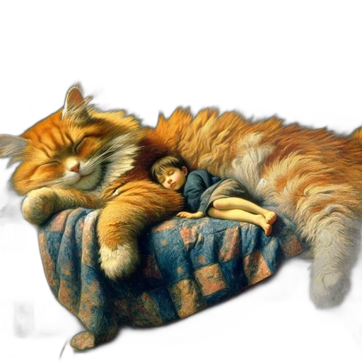 furniture, animal, creature, photorealistic transparent PNG cut-out