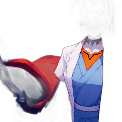 staff, mask, jacket, weapon transparent PNG cut-out