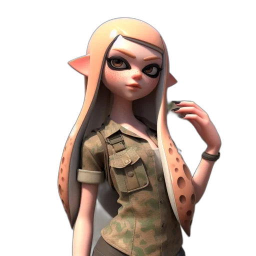 dress, staff, jacket, weapon transparent PNG cut-out