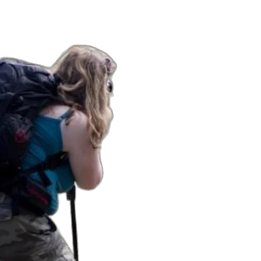 jacket, person, backpack, hiking transparent PNG cut-out
