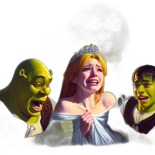concept art, comic book art, fantasy art, photorealistic transparent PNG cut-out