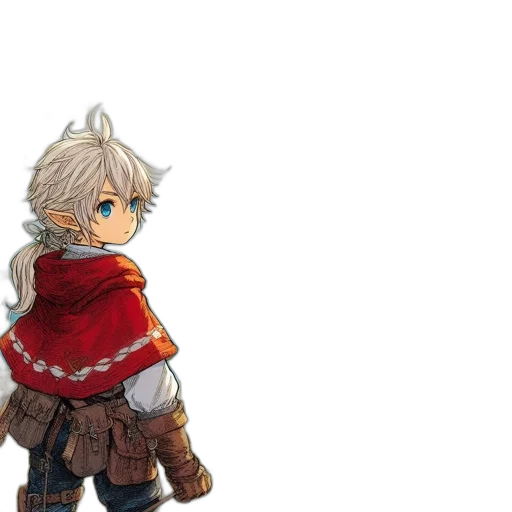 weapon, sword, jacket, staff transparent PNG cut-out