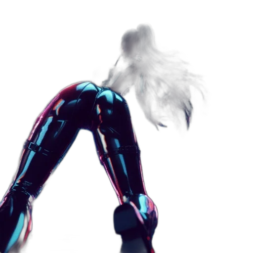 robot, hair, creature, concept art transparent PNG cut-out