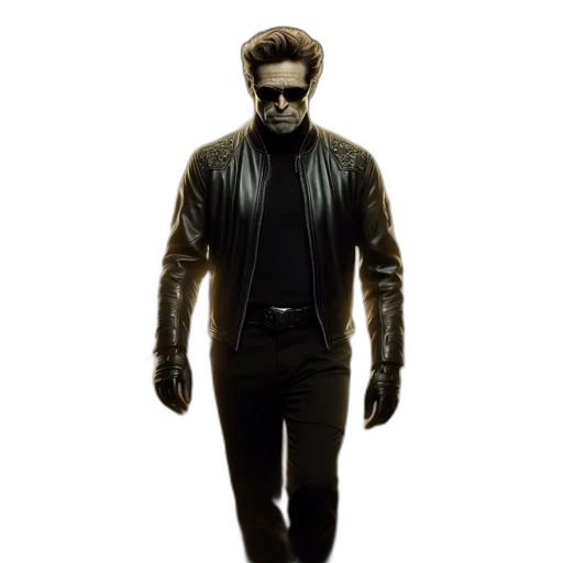 jacket, robot, concept art, 3d render transparent PNG cut-out