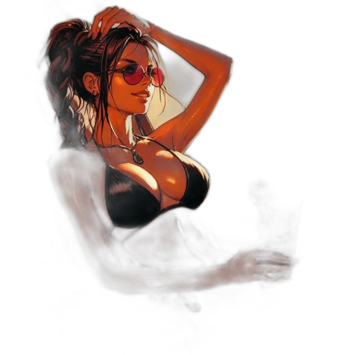 dress, mask, concept art, comic book art transparent PNG cut-out