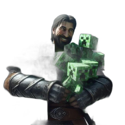 weapon, sword, staff, robot transparent PNG cut-out