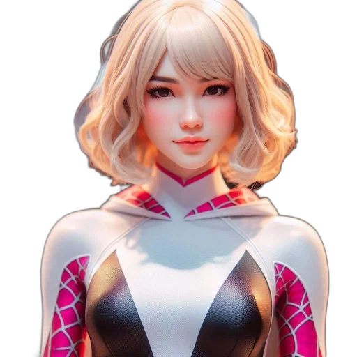 robot, face, jacket, comic book art transparent PNG cut-out