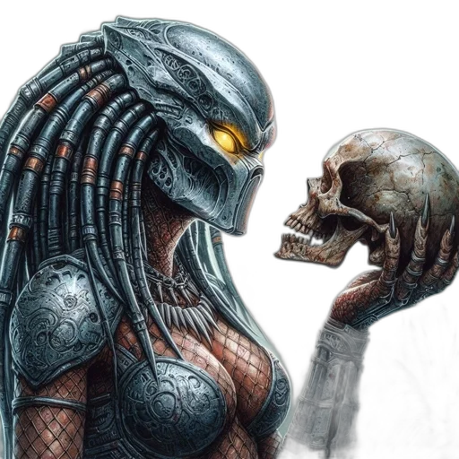 robot, creature, concept art, fantasy art transparent PNG cut-out