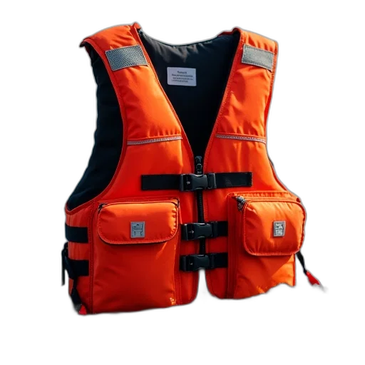 jacket, safety, vest, one transparent PNG cut-out