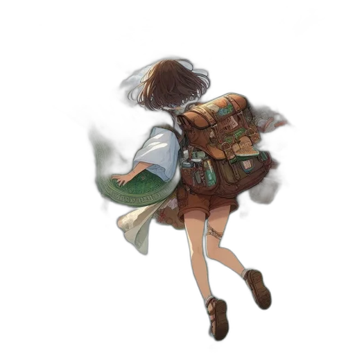 dress, jacket, creature, umbrella transparent PNG cut-out
