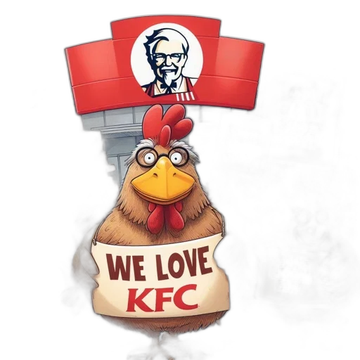 food, photorealistic, 3d render, amusing transparent PNG cut-out