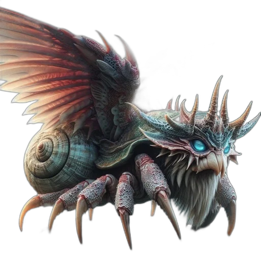 dragon, creature, animal, concept art transparent PNG cut-out