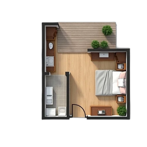furniture, building, 3d render, concept art transparent PNG cut-out