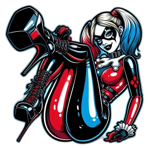 robot, weapon, staff, comic book art transparent PNG cut-out