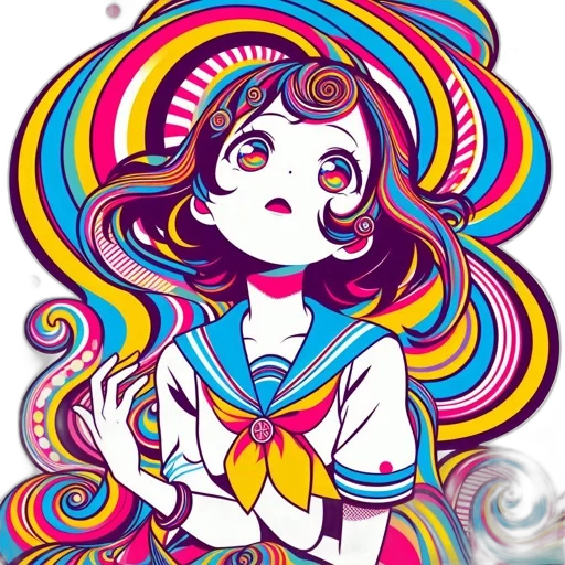 dress, staff, flower, mask transparent PNG cut-out