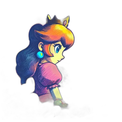 crown, dress, robot, staff transparent PNG cut-out