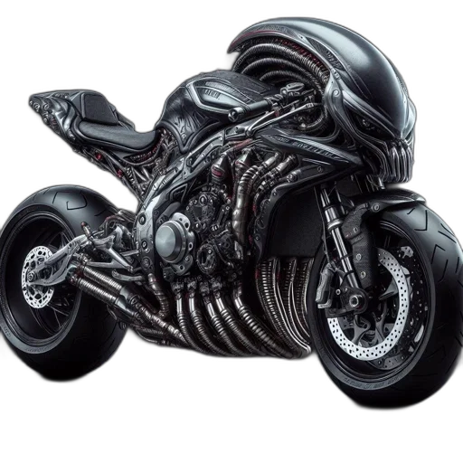 car, concept art, photorealistic, comic book art transparent PNG cut-out