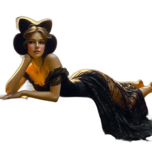 dress, hat, jewelry, crown transparent PNG cut-out