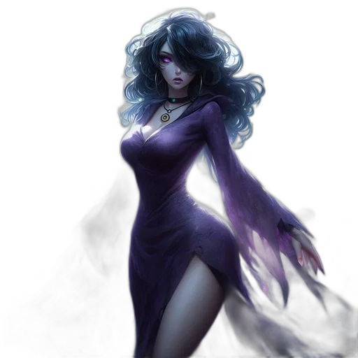 dress, fantasy art, concept art, comic book art transparent PNG cut-out