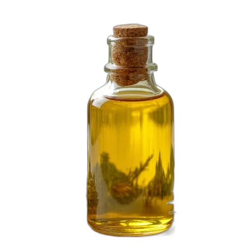 bottle, photorealistic, oil painting, glass transparent PNG cut-out