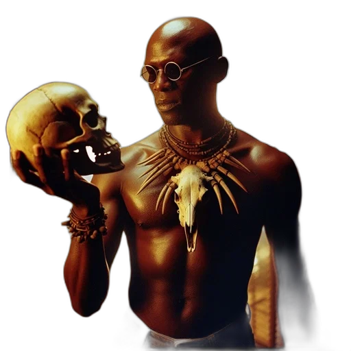 mask, jewelry, staff, face transparent PNG cut-out