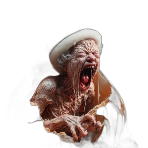 creature, hat, face, mask transparent PNG cut-out
