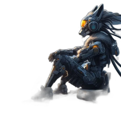 robot, dragon, weapon, creature transparent PNG cut-out