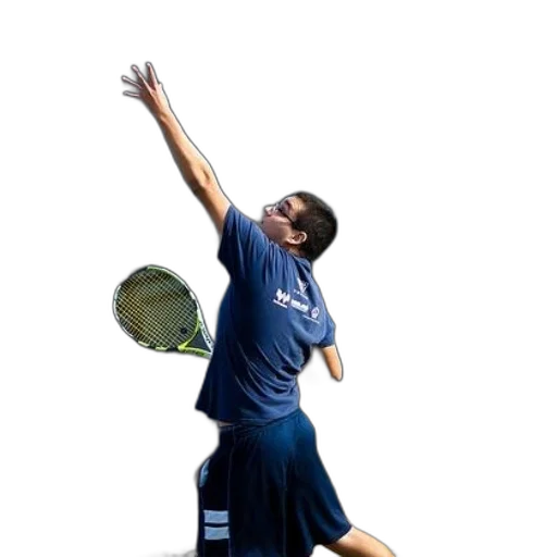 staff, photorealistic, tennis, player transparent PNG cut-out