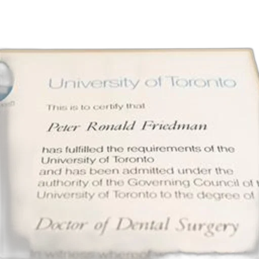 certificate, university, toronto, certifying transparent PNG cut-out