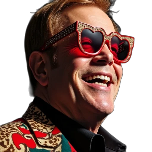 jacket, face, staff, elton transparent PNG cut-out