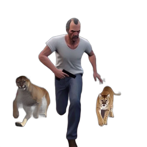 animal, creature, concept art, 3d render transparent PNG cut-out