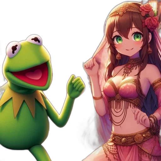 dress, dragon, weapon, creature transparent PNG cut-out