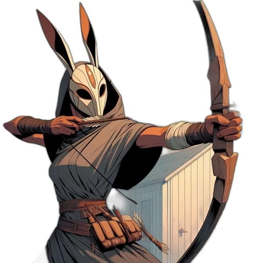 mask, sword, staff, weapon transparent PNG cut-out
