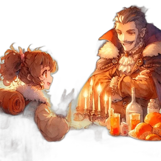 concept art, fantasy art, watercolor, pixel art transparent PNG cut-out