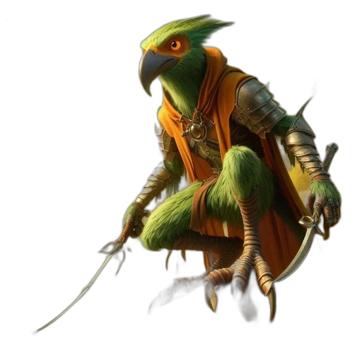 staff, creature, dragon, sword transparent PNG cut-out