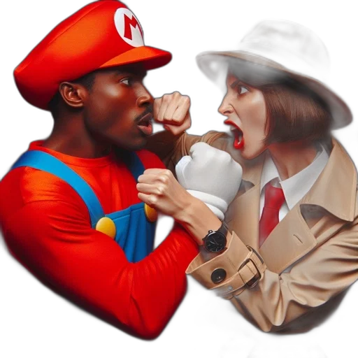 hat, concept art, comic book art, pixel art transparent PNG cut-out