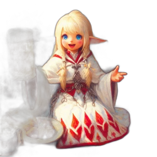 3d render, fantasy art, concept art, pixel art transparent PNG cut-out