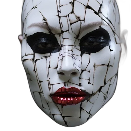 mask, face, robot, creature transparent PNG cut-out
