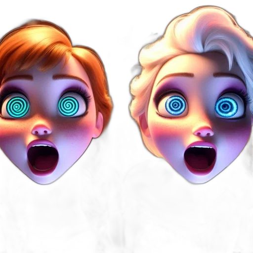 face, mask, concept art, 3d render transparent PNG cut-out