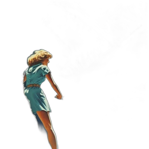 dress, staff, creature, concept art transparent PNG cut-out