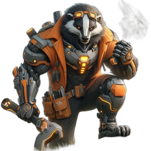 animal, jacket, staff, weapon transparent PNG cut-out