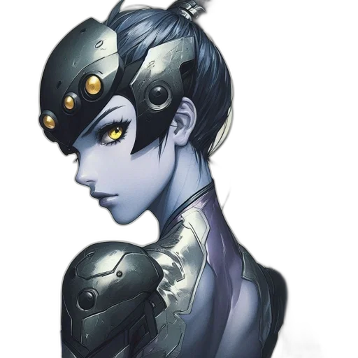 robot, mask, crown, face transparent PNG cut-out