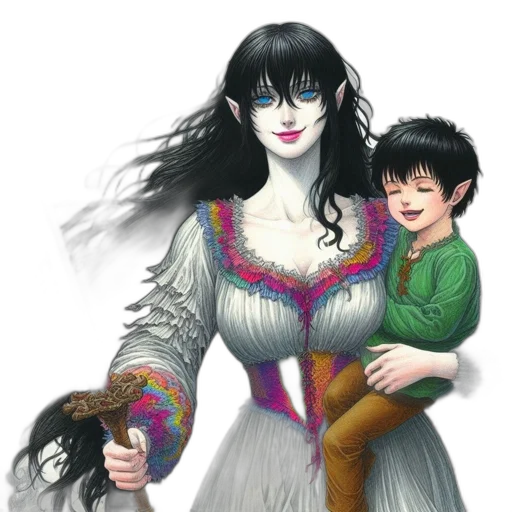 dragon, fantasy art, concept art, watercolor transparent PNG cut-out