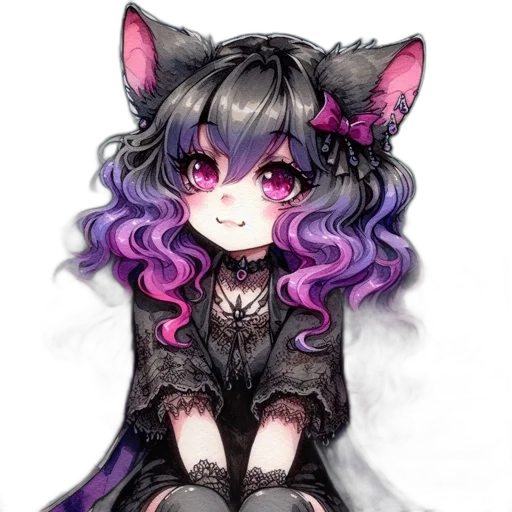 dress, staff, creature, animal transparent PNG cut-out