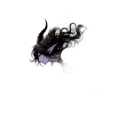 hair, creature, mask, crown transparent PNG cut-out