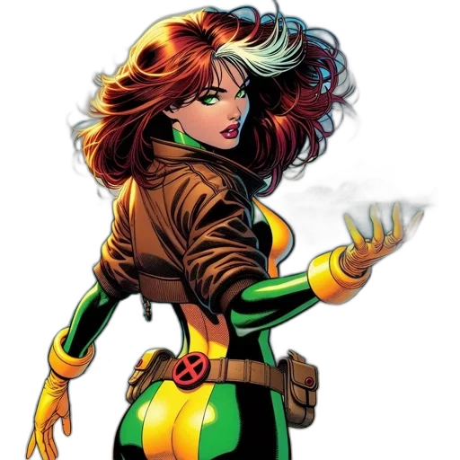 jacket, staff, comic book art, concept art transparent PNG cut-out